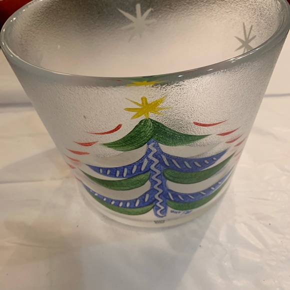 Kosta Boda Christmas Tree Ice Bucket - Picture 2 of 3